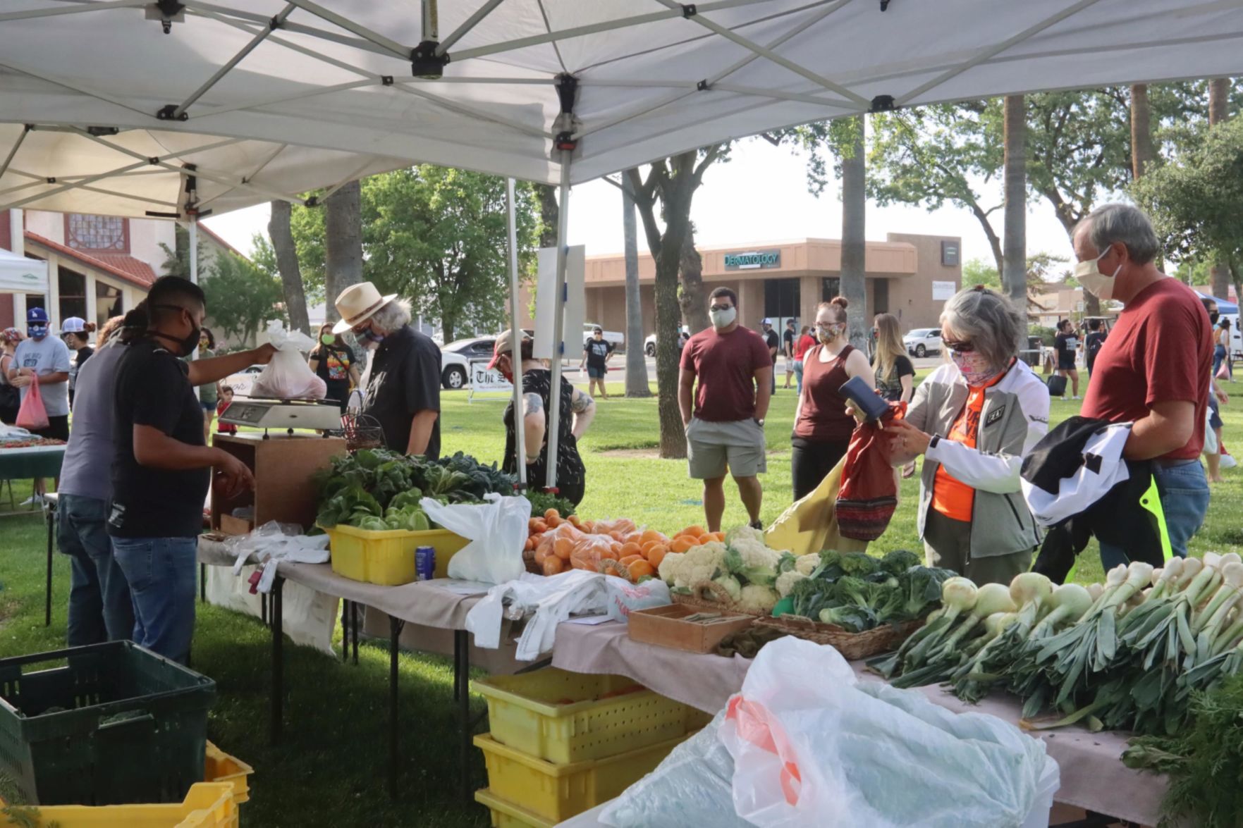 Thursday Night Market Place hosts first certified farmers market